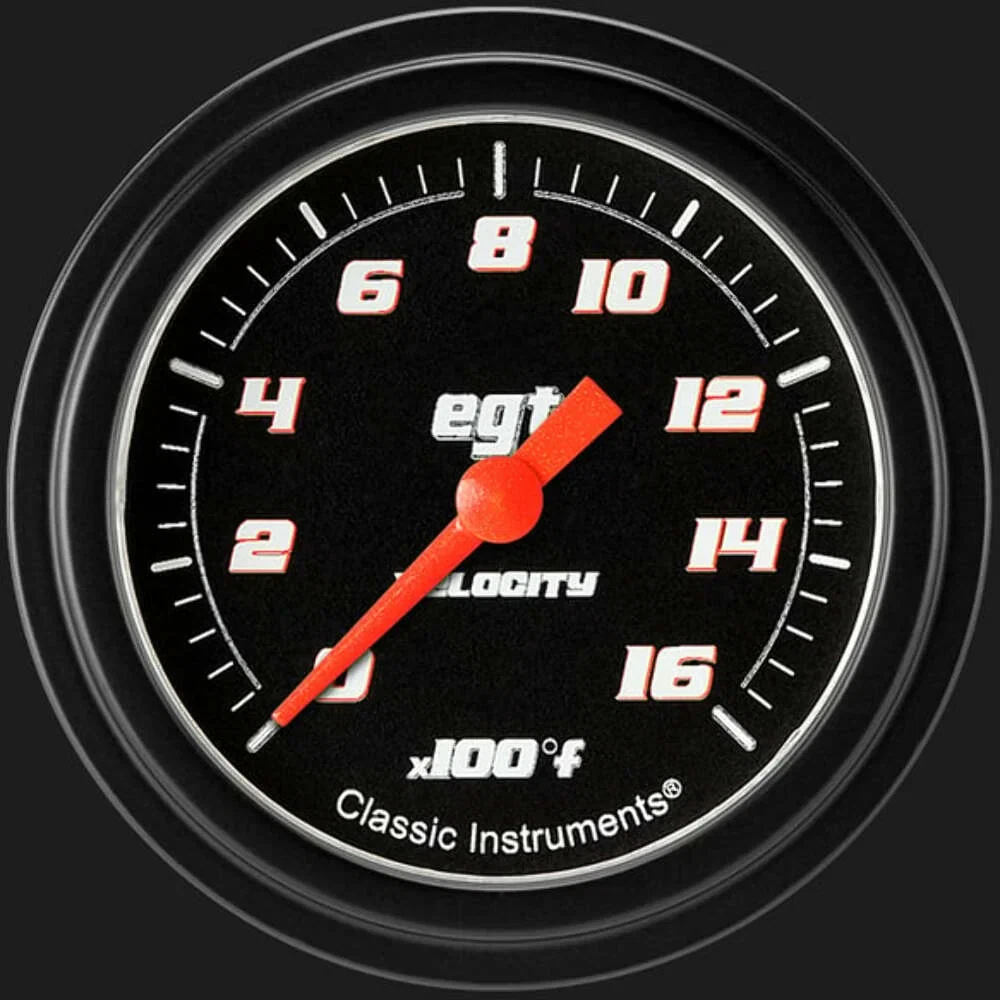 Velocity Black 2 5_8_ Exhaust Gas Temp. Gauge VS398BBLF
